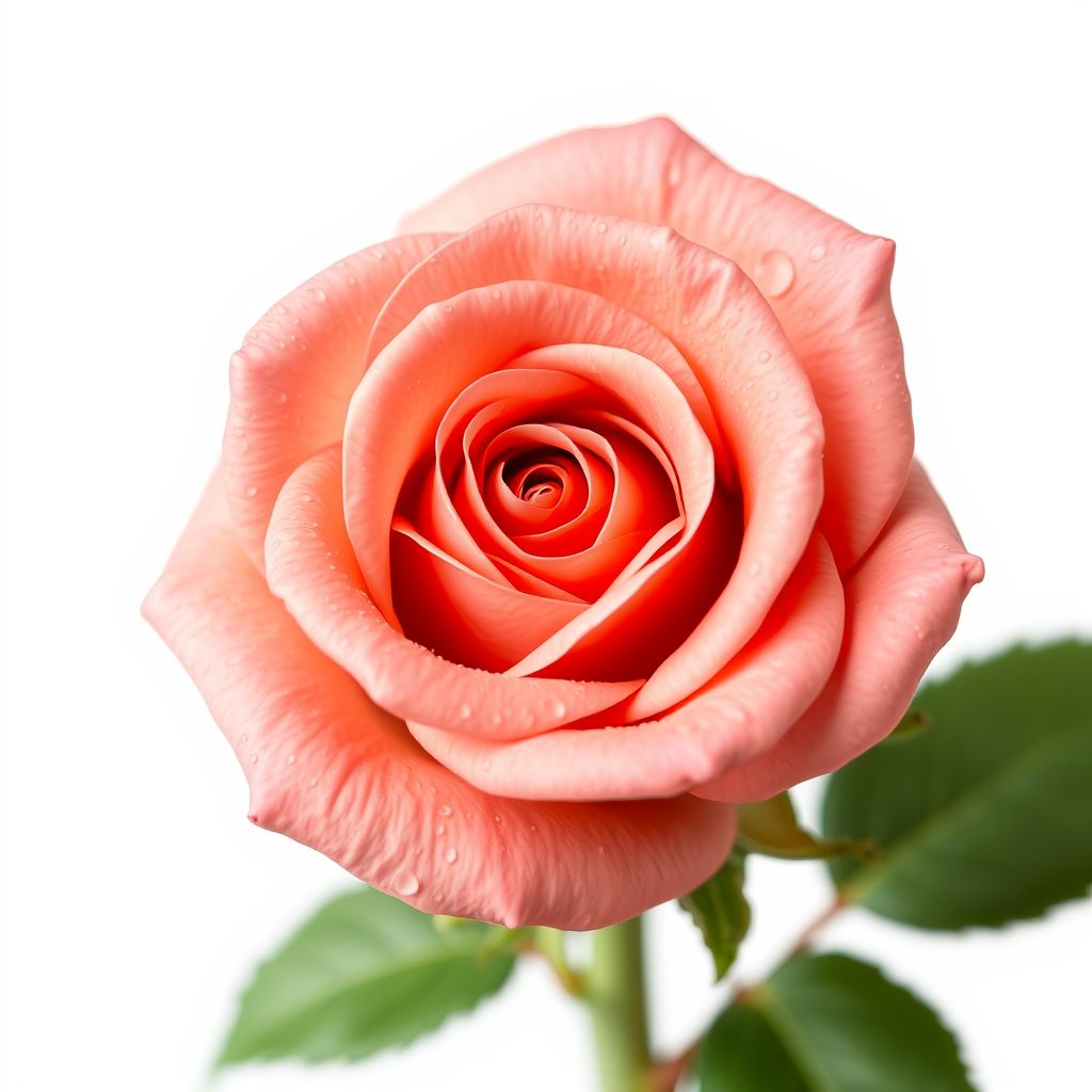 Coral garden rose